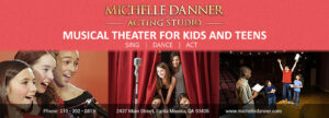 kids and teens learning about musical theater acting