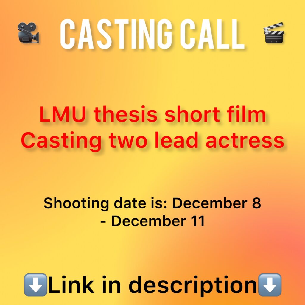 Casting call short film Diana