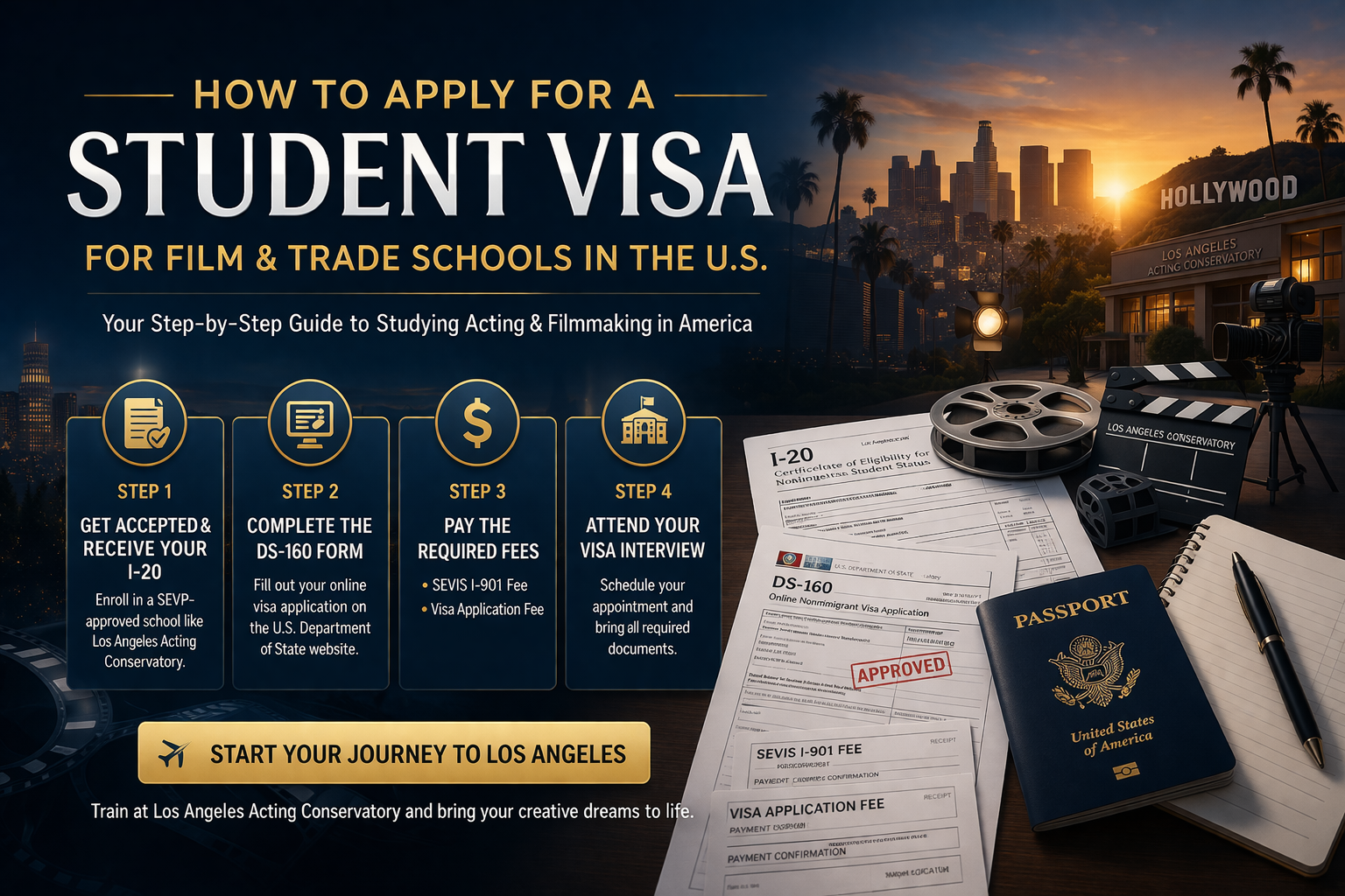 Student Visa Guide: How to Apply for Film & Schools in the United ...